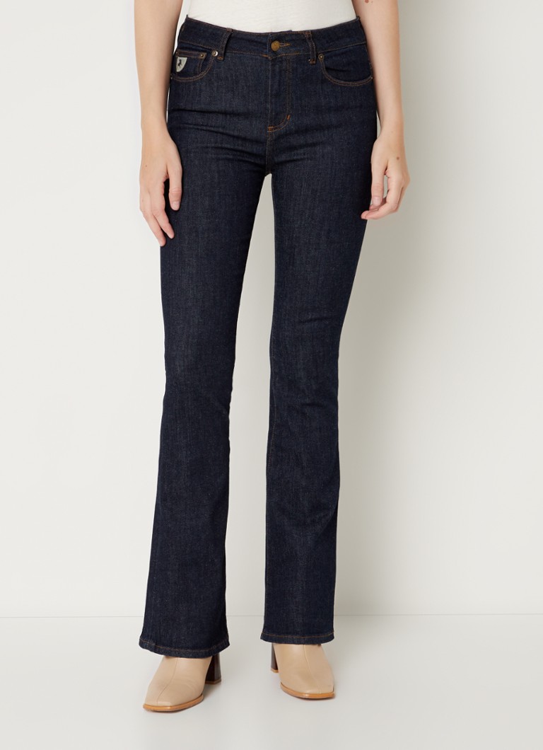 Lois - Ravel mid waist flared jeans - Indigo
