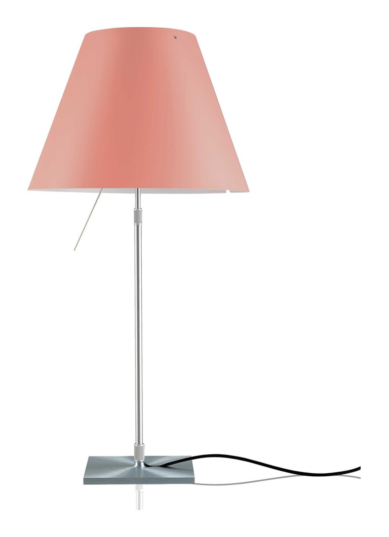 Luceplan - Costanzina tafellamp aluminium 51 x Ø26 cm - Roze