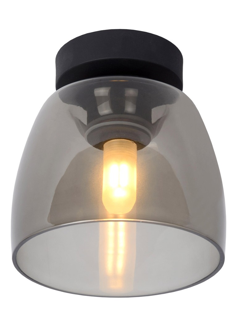 Lucide - Tyler plafondlamp IP44 16,8 x Ø16,1 cm - Zwart
