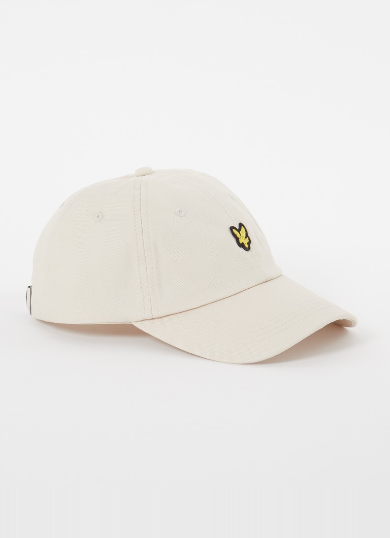 Lyle & Scott - Pet met logoborduring - Creme