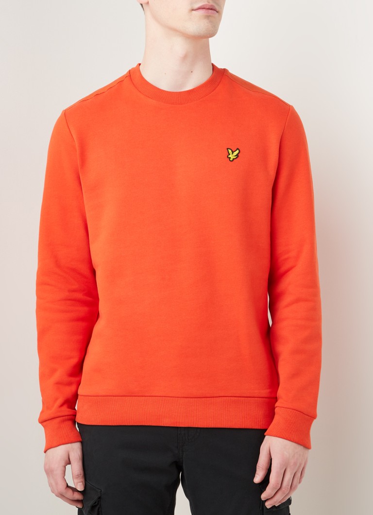 Lyle & Scott - Sweater met logo - Oranje