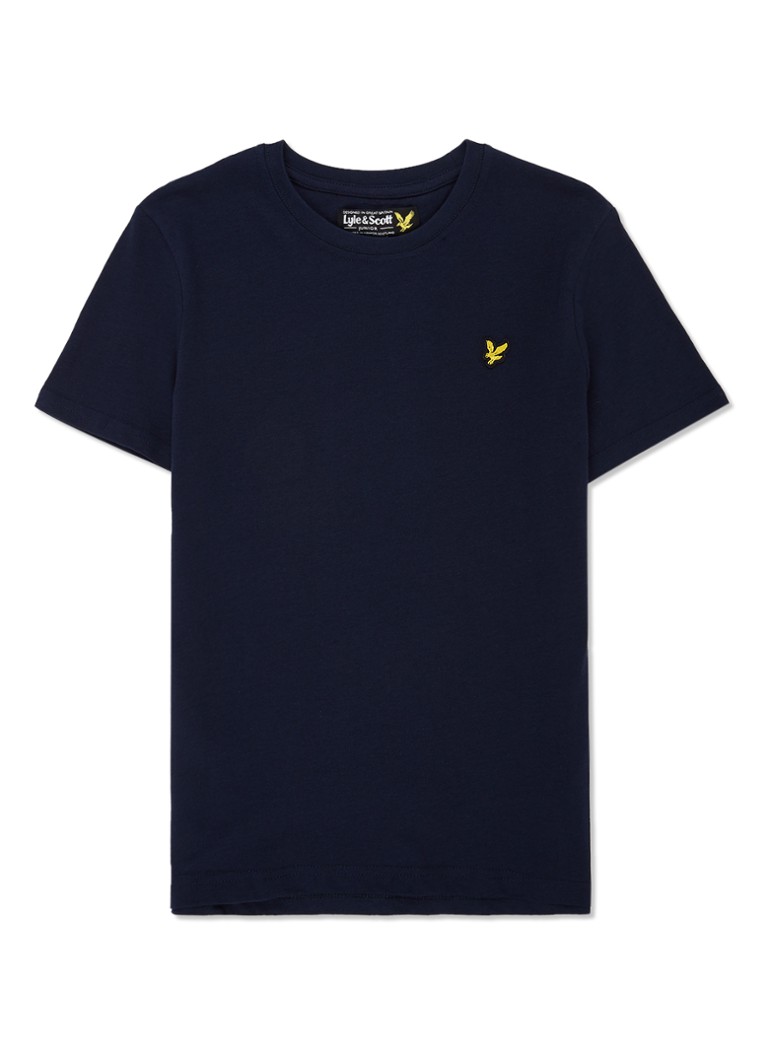Lyle & Scott T-shirt met logo â¢ Blauw â¢ de Bijenkorf