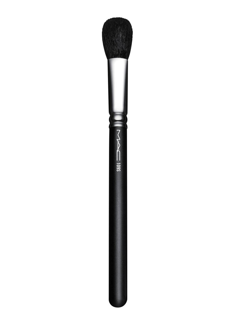 M A C 109 Synthetic Small Contour Brush Kwast Zwart De Bijenkorf