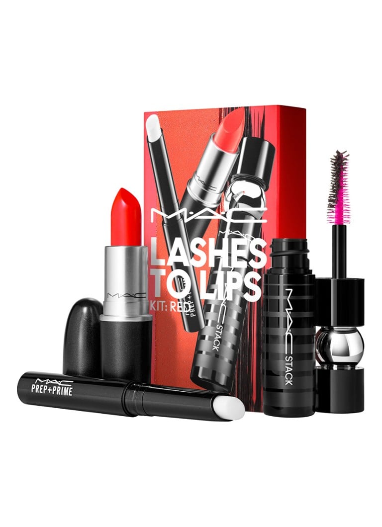 M·A·C - Lashes to Lips Kit: Red - make-up set - Rood