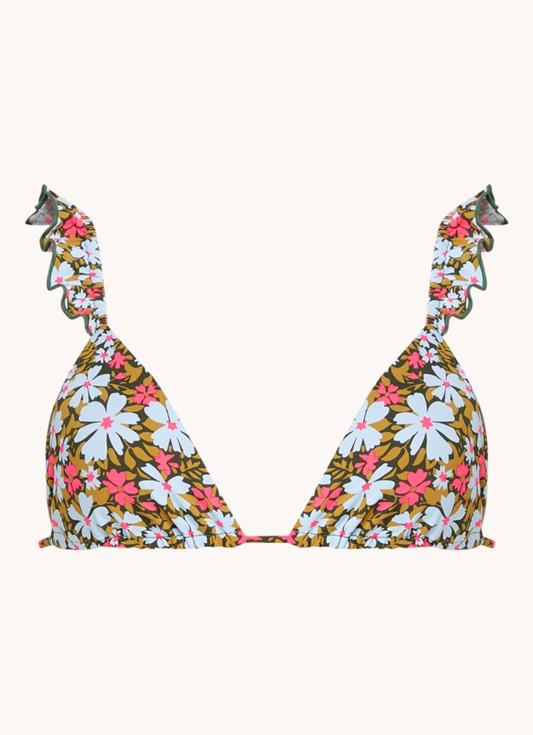 MAAJI Crush triangel bikinitop met print en uitneembare vulling