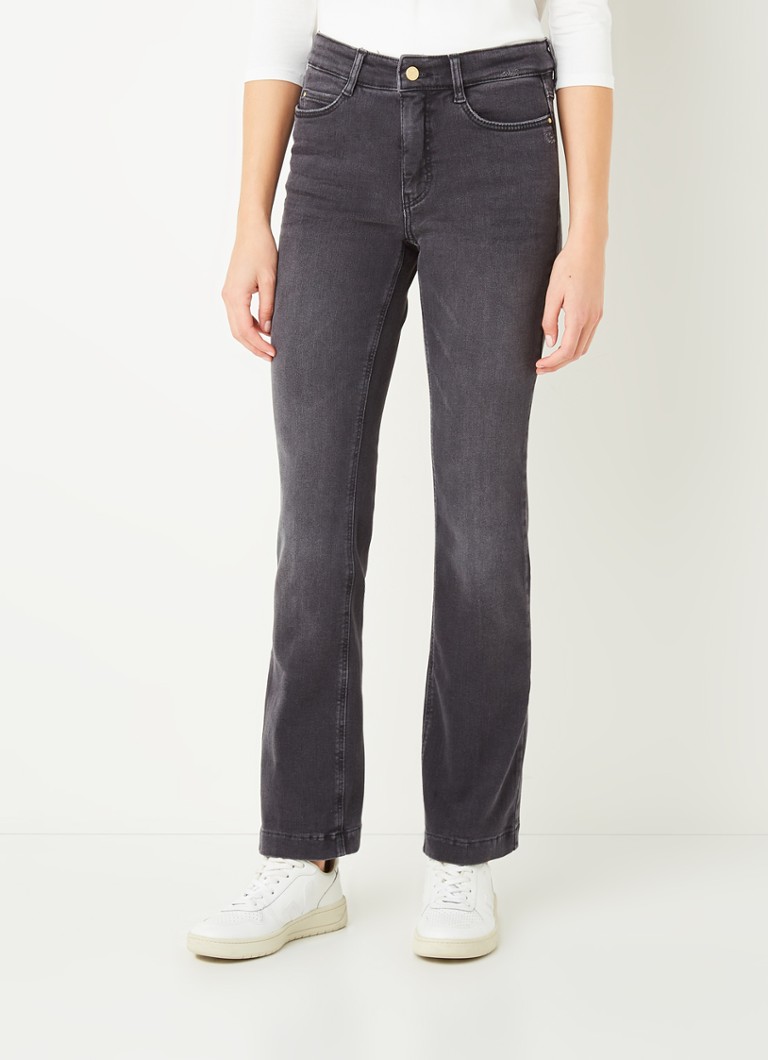 MAC - Dream Boot mid waist bootcut fit jeans met stretch - Zwart