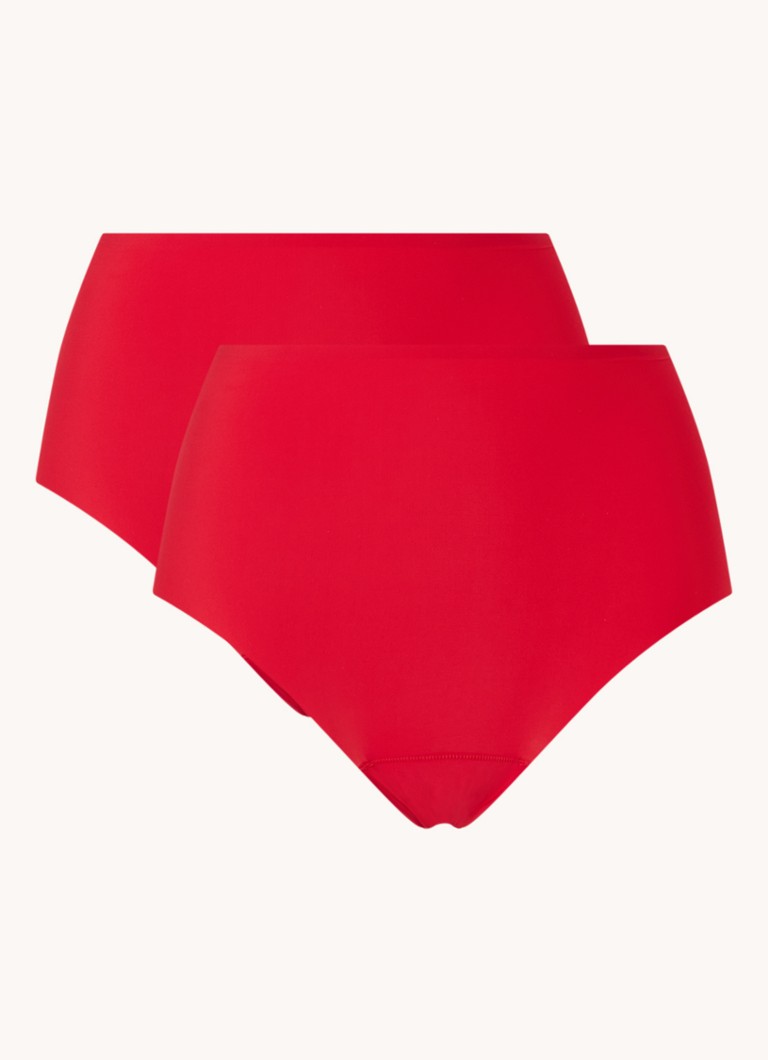 MAGIC Bodyfashion Dream naadloze slip in 2-pack • Rood • de Bijenkorf