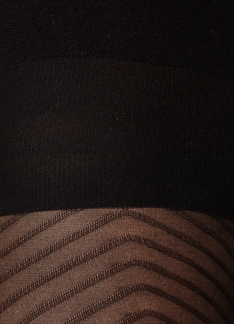 MAGIC Bodyfashion - Incredible legs corrigerende panty met print in 40 denier - Zwart