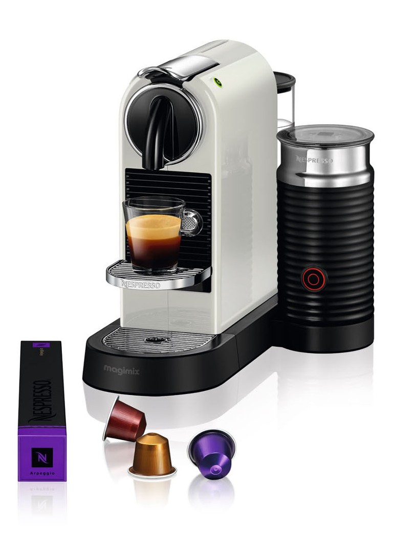 Variant eetbaar eerste Magimix CitiZ & Milk Nespresso machine M195CN • Wit • de Bijenkorf