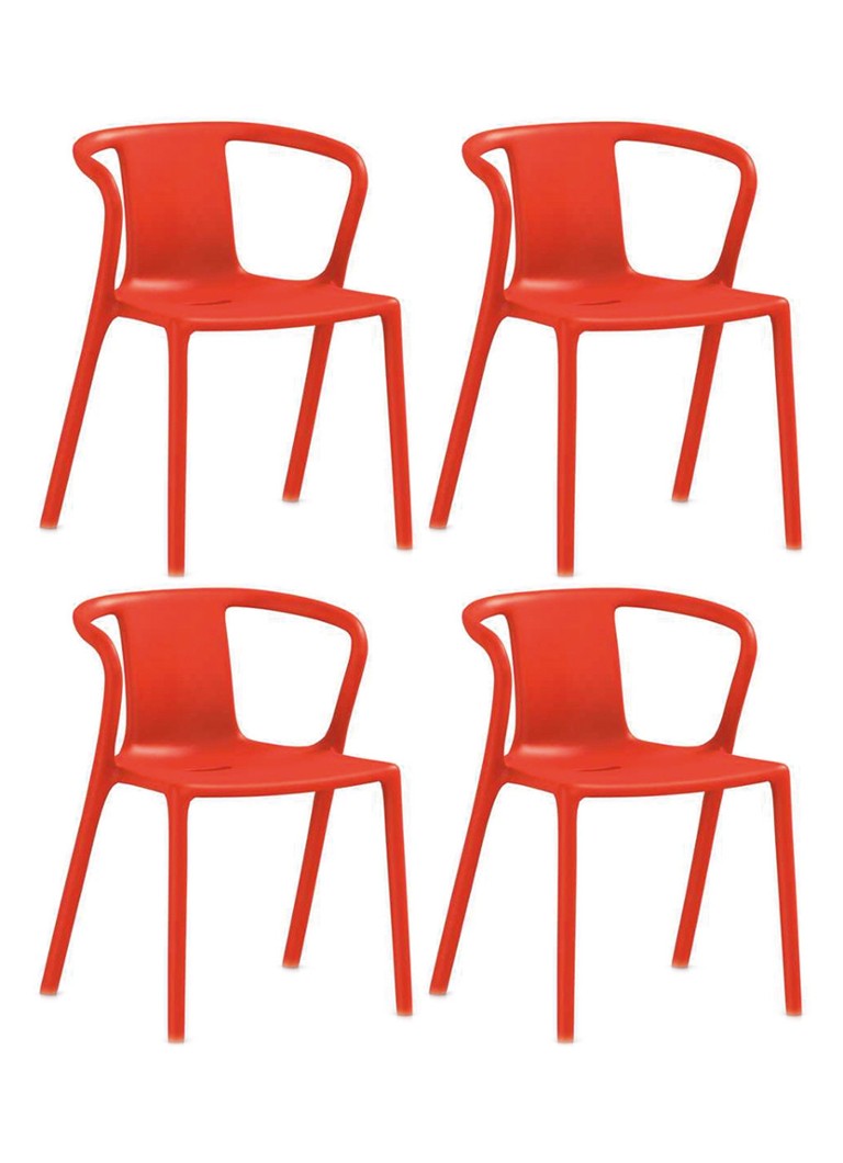 Magis Air Armchair Tuinstoel Oranje Set Van 4 Oranje De Bijenkorf