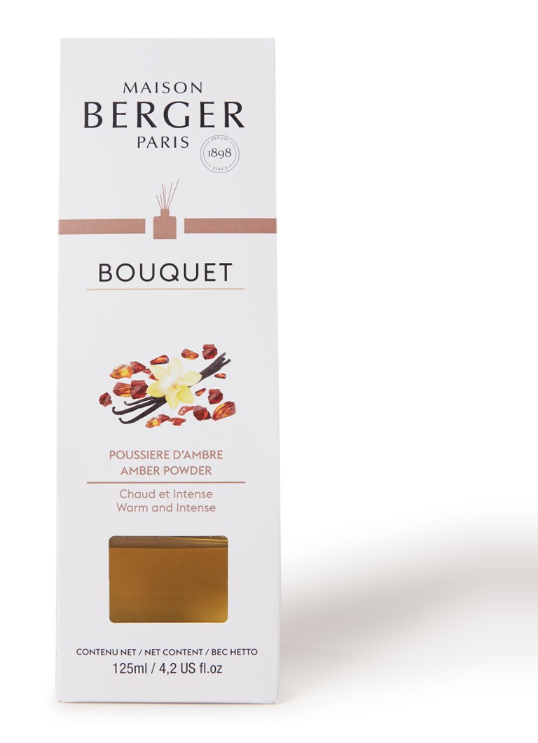 Maison Berger - Poussiere d'Ambre geurstokjes 125 ml  - Transparant