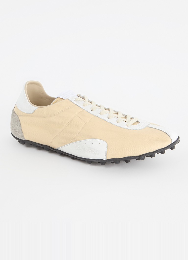 Maison Margiela - Sprinters sneaker met kalfsleren details - Ivoor