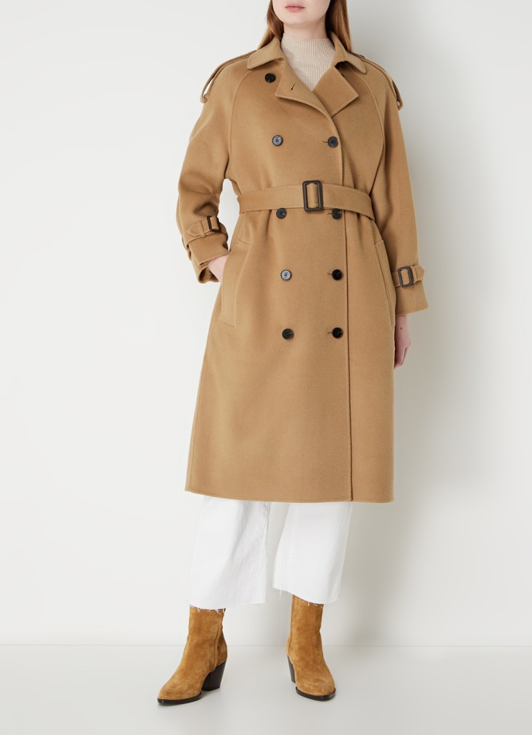 camel jas dames bijenkorf