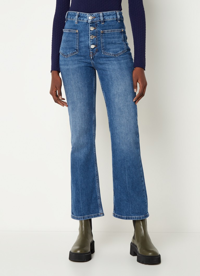 LTB JULIANA - Bootcut jeans - liyanna wash/donkerblauw denim