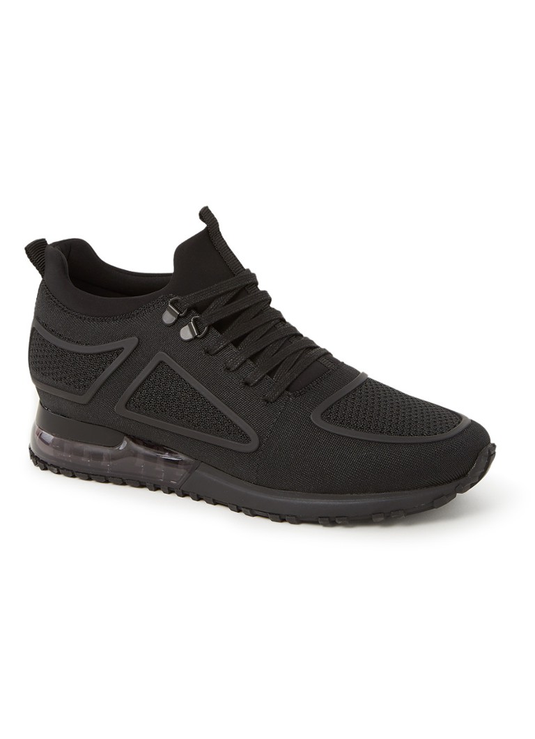 mallet diver leather and mesh trainers