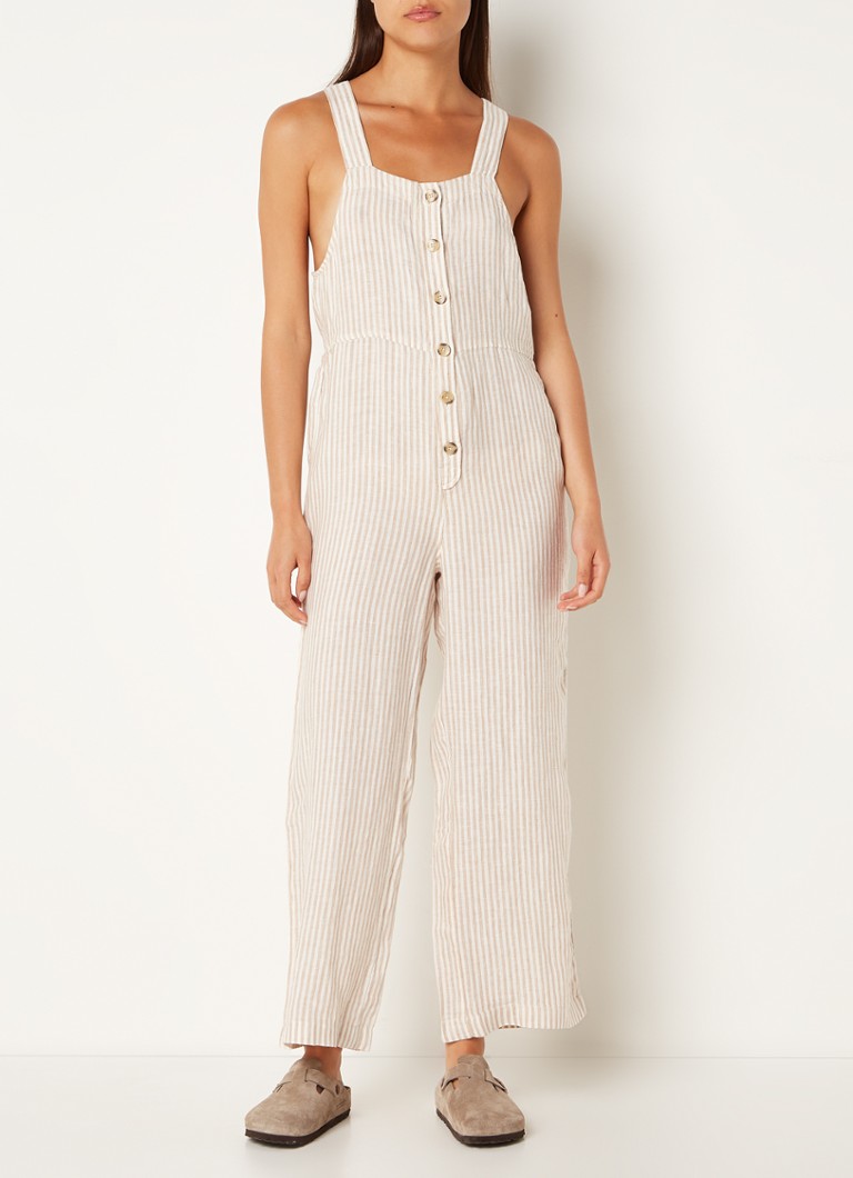 Besmettelijke ziekte Gezichtsveld Wennen aan MANGO Arizona loose fit cropped jumpsuit van linnen met streepprint • Beige • de Bijenkorf Besmettelijke ziekte Gezichtsveld Wennen aan MANGO Arizona loose fit cropped jumpsuit van linnen met streepprint • Beige • de Bijenkorf