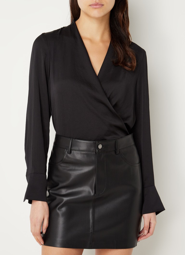 blouse met overslag