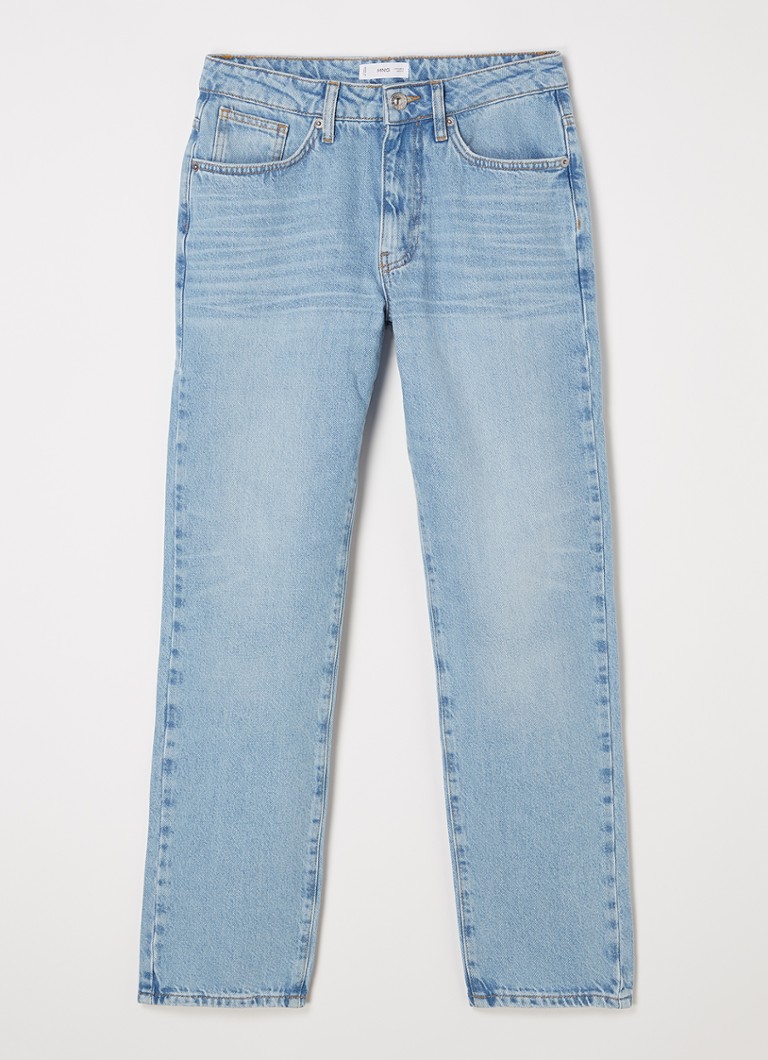 MANGO - Loose fit jeans met gekleurde wassing - Indigo