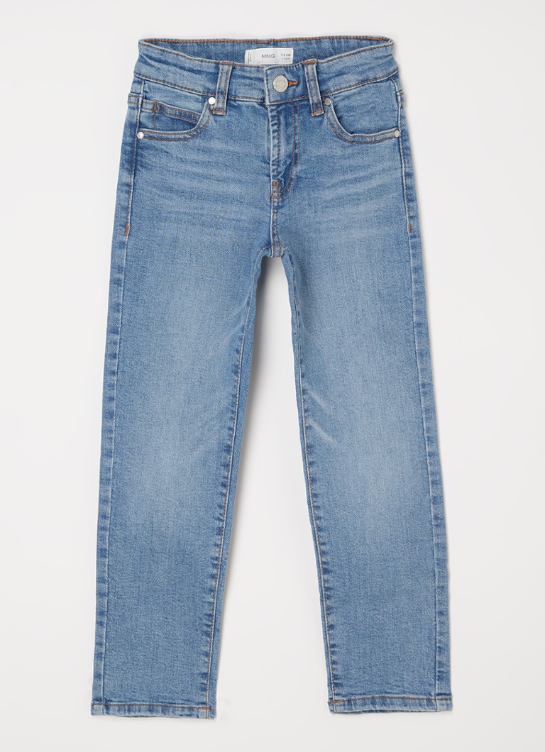 MANGO - Slim fit jeans met stretch  - Indigo