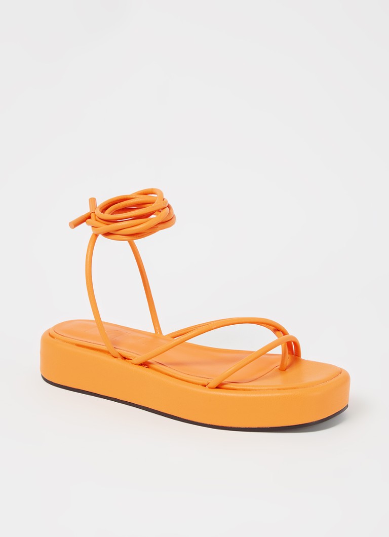 MANGO - Tube sandaal  - Oranje