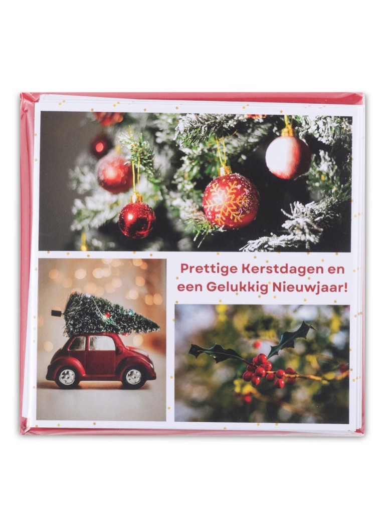 Geldkaart fijne kerstdagen en een gelukkig Nieuwjaar - diverse envelopkleuren - Kaarten en Kadootjes