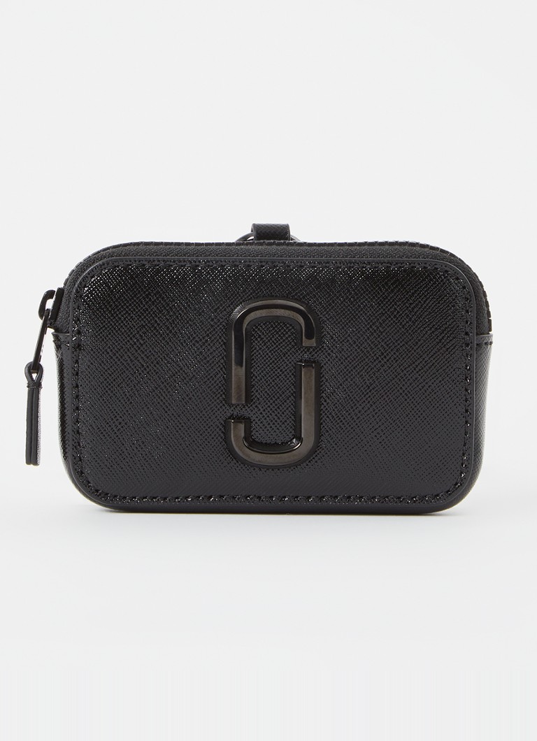 Marc Jacobs Nano Snapshot sleuteletui van leer • Zwart • de Bijenkorf