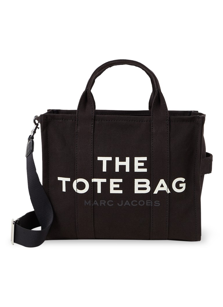 Scepticisme Succes kalender Marc Jacobs The Medium Tote handtas van canvas • Zwart • de Bijenkorf