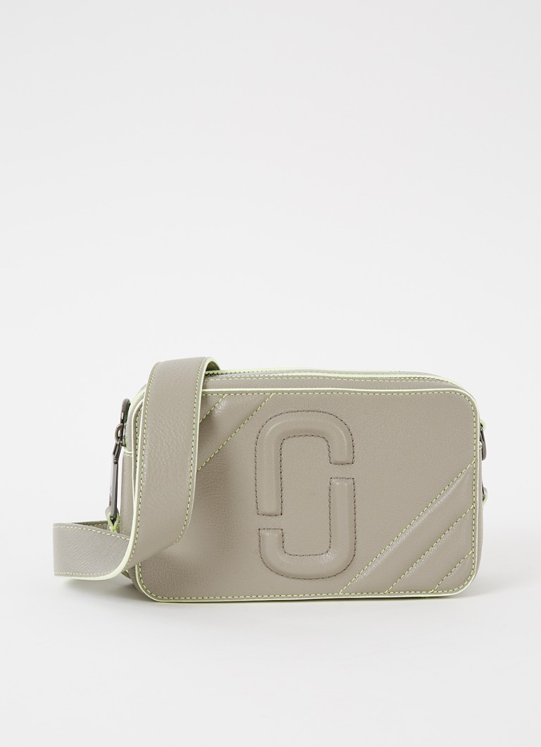 Marc Jacobs - The Moto Shot crossbodytas van leer - Donkerbeige