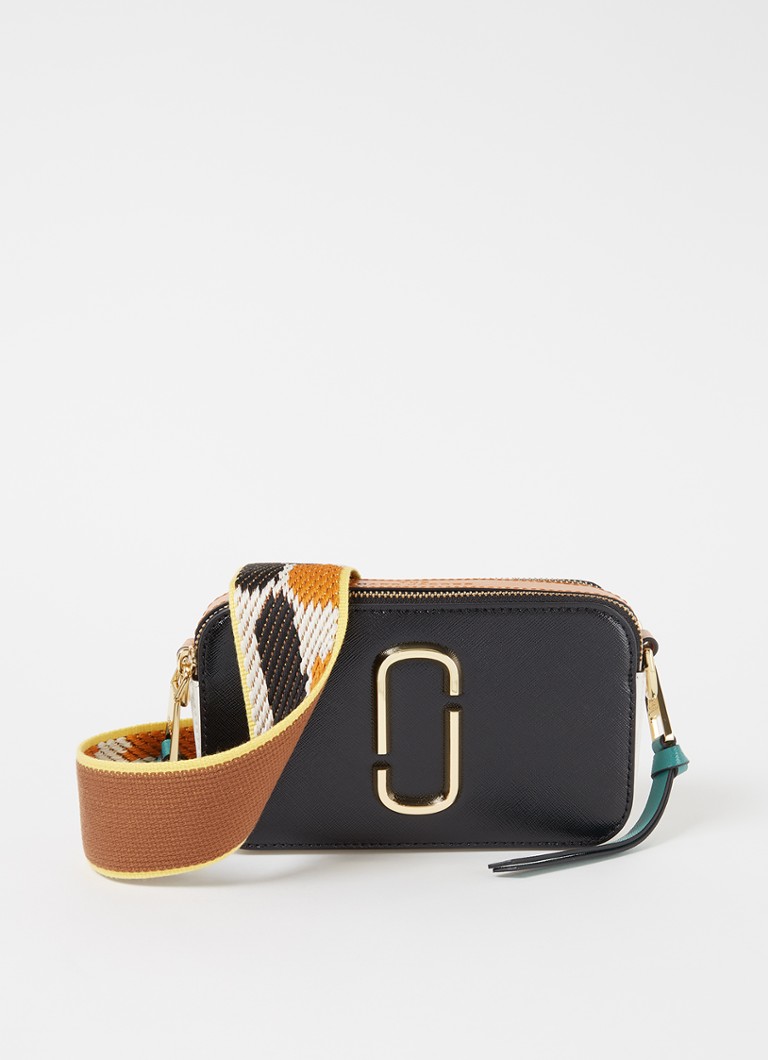 Marc Jacobs The Snapshot crossbodytas leer • Zwart • de