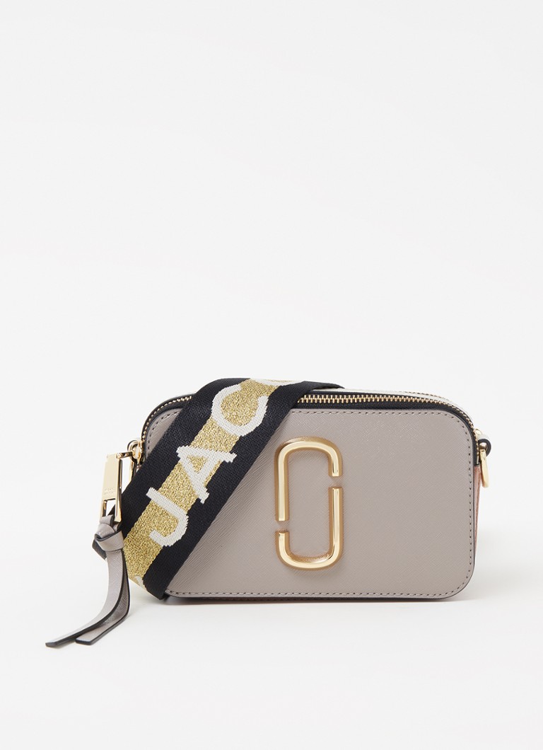 Dankzegging Floreren converteerbaar Marc Jacobs The Snapshot crossbodytas van leer • Grijs • de Bijenkorf