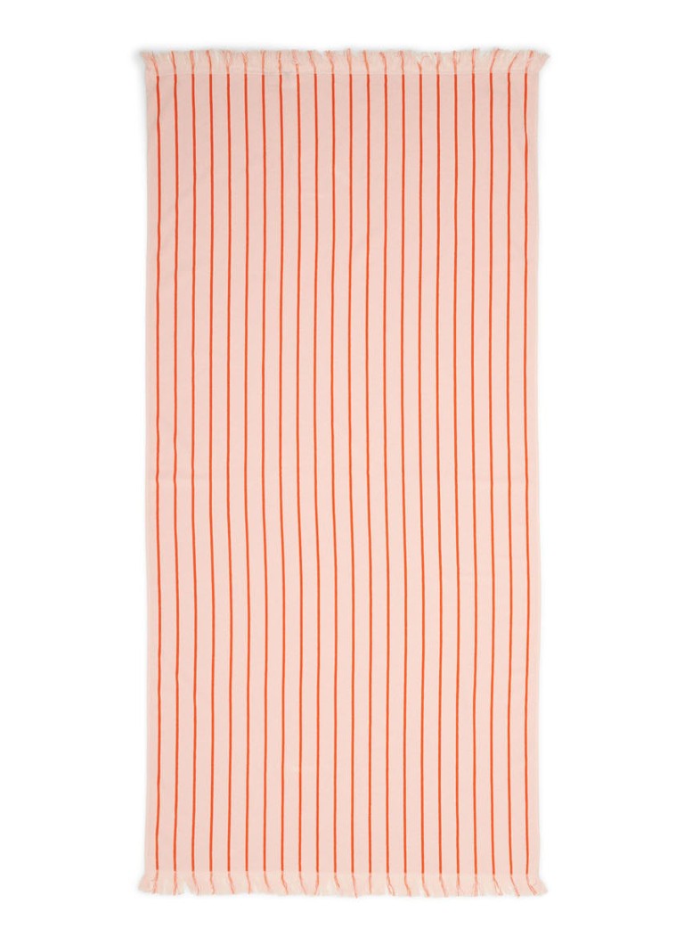 Marc O'Polo - Ailis hamamdoek van biologisch katoen perkal 100 x 200 cm - Lichtoranje