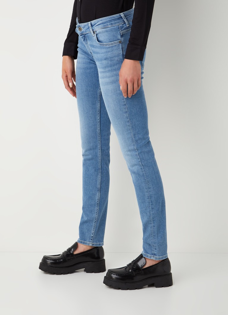 De Bijenkorf Dames Kleding Broeken & Jeans Jeans Slim Jeans Alby low waist slim fit jeans met medium wassing en stretch 