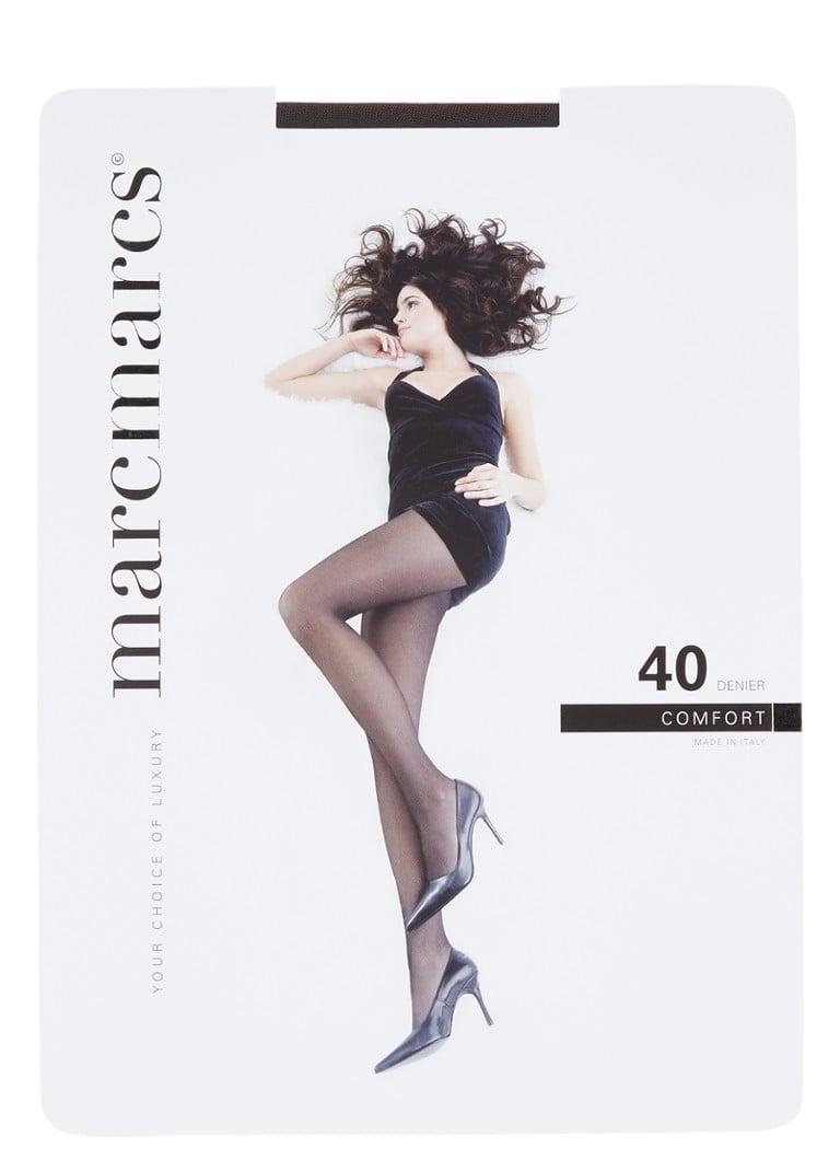 MarcMarcs - Comfort panty in 40 denier met zijdeglans - Bruin