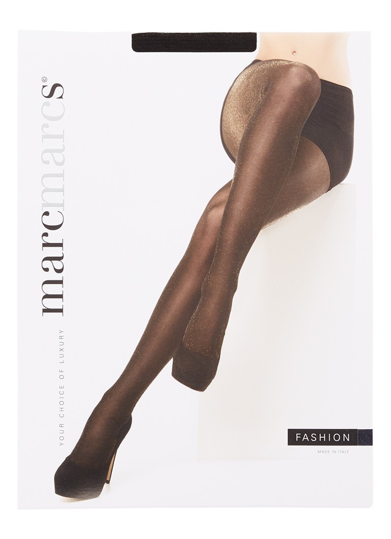 MarcMarcs - Fashion panty met lurex  - Goud