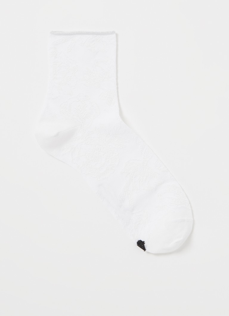 MarcMarcs - Phoebe sokken met lurex - Wit