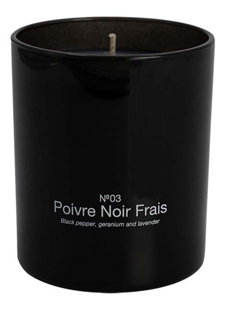 Marie-Stella-Maris - No.03 Poivre Noir Frais geurkaars 220 gram - Zwart