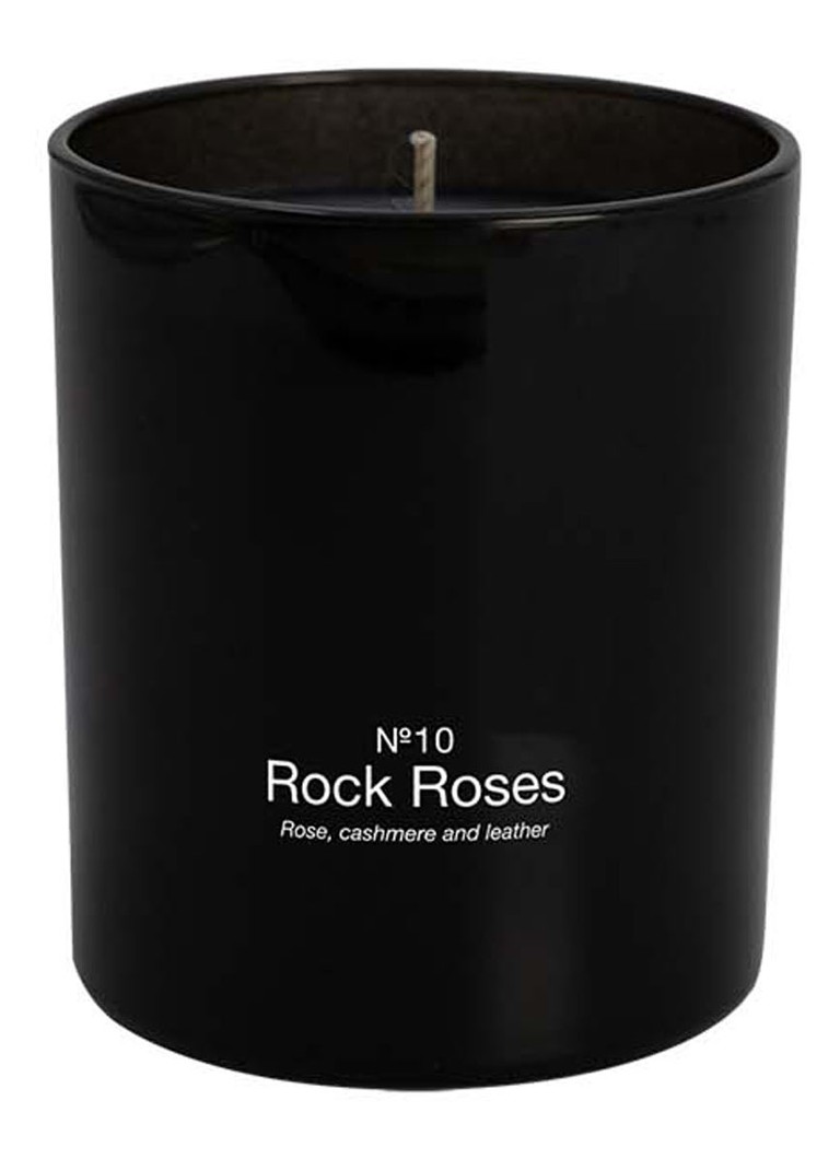 Marie-Stella-Maris - No.10 Rock Roses Geurkaars 220 gram - Zwart