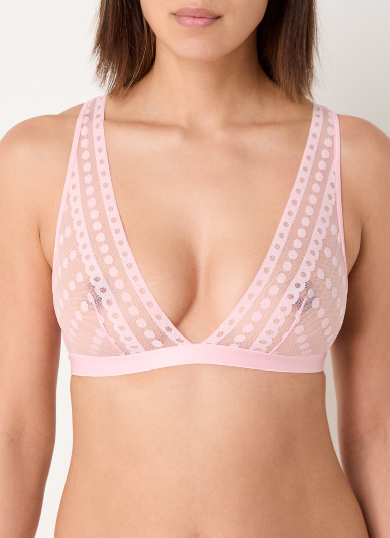 Marlies Dekkers - Luminosa bralette van mesh - Roze