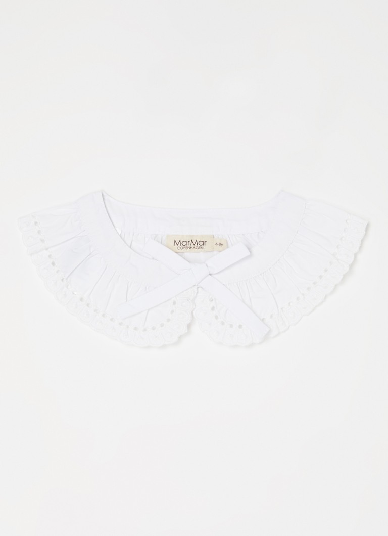 MarMar COPENHAGEN - Adia kraag met broderie - Wit