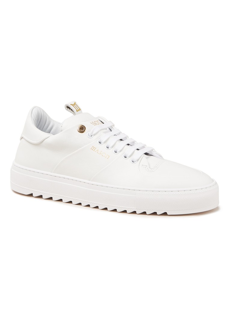Mason Garments Roma Classic sneaker van leer ⢠Wit ⢠de Bijenkorf