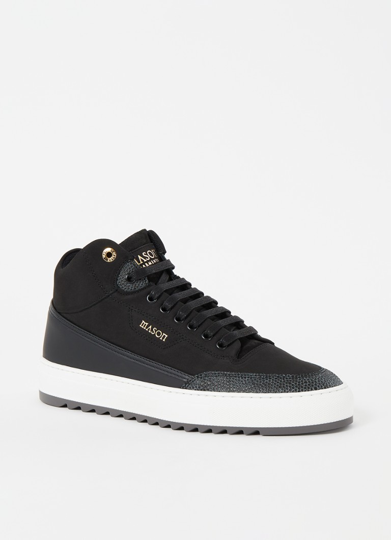 mason garments nubuck black