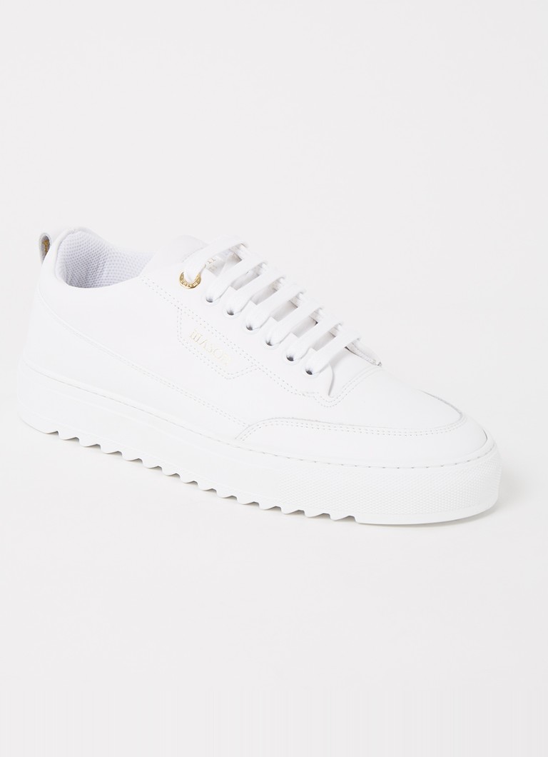 Mason Garments - Torino sneaker van leer - Wit