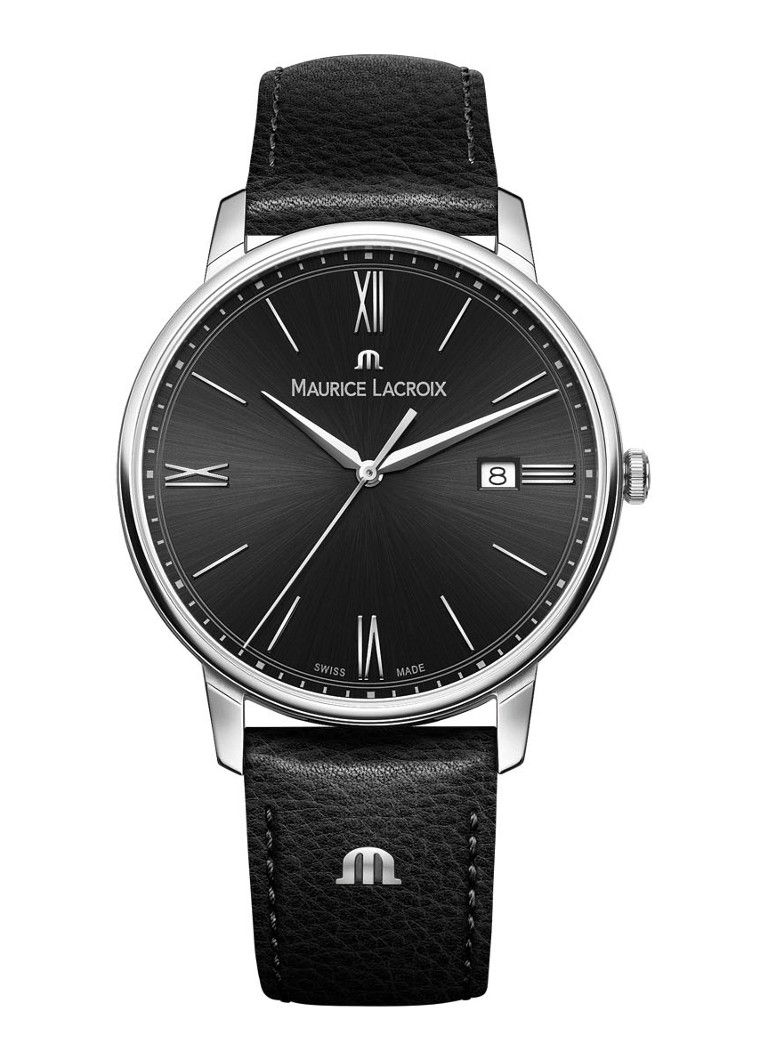 Maurice Lacroix Eliros Horloge El1118 Ss001 310 1 Zwart De Bijenkorf