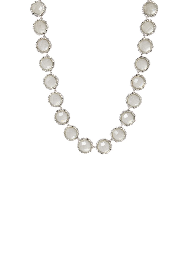 MaxMara - Brema ketting met glassteen - Zilver