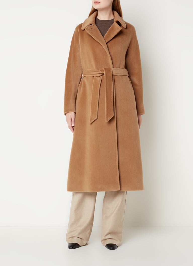 Bestuiven Optimistisch Mening MaxMara Cielo mantel van scheerwol met strikceintuur • Camel • de Bijenkorf Bestuiven Optimistisch Mening MaxMara Cielo mantel van scheerwol met strikceintuur • Camel • de Bijenkorf