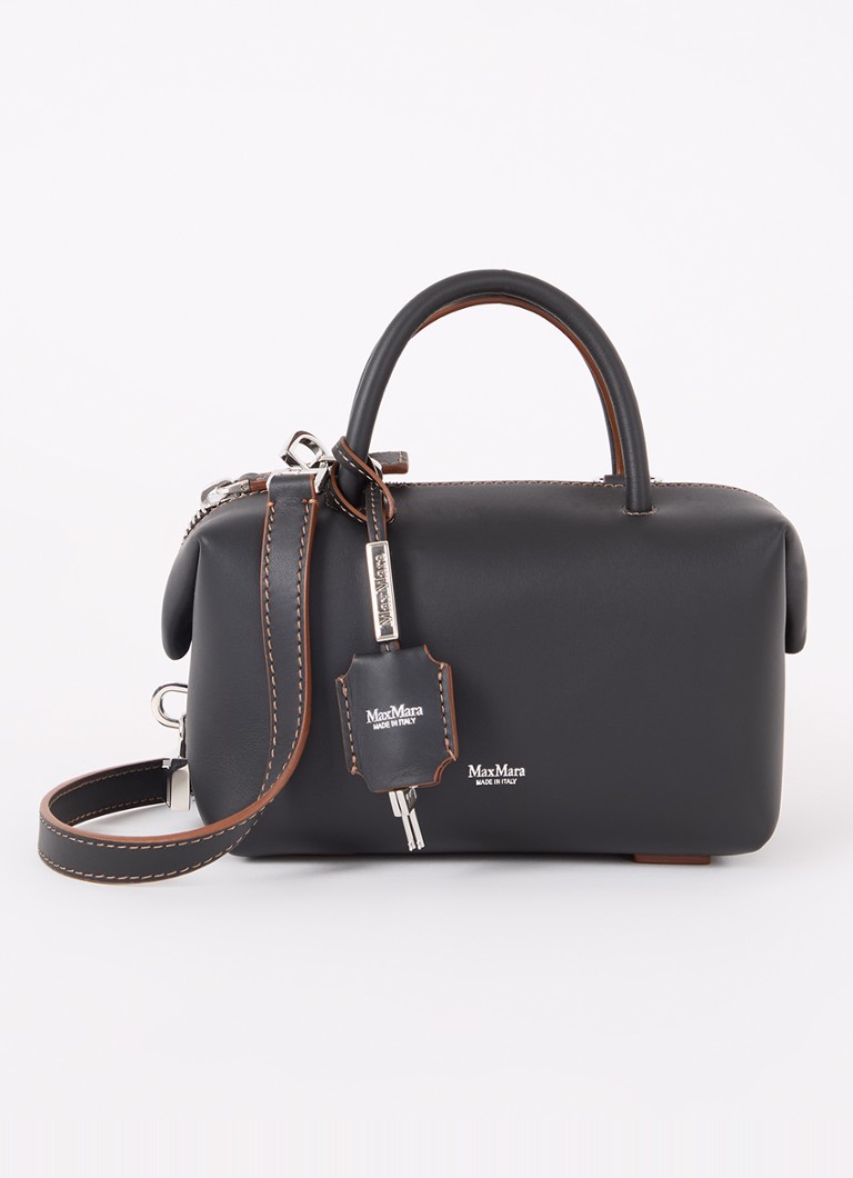MaxMara - Crossbodytas van leer - Zwart