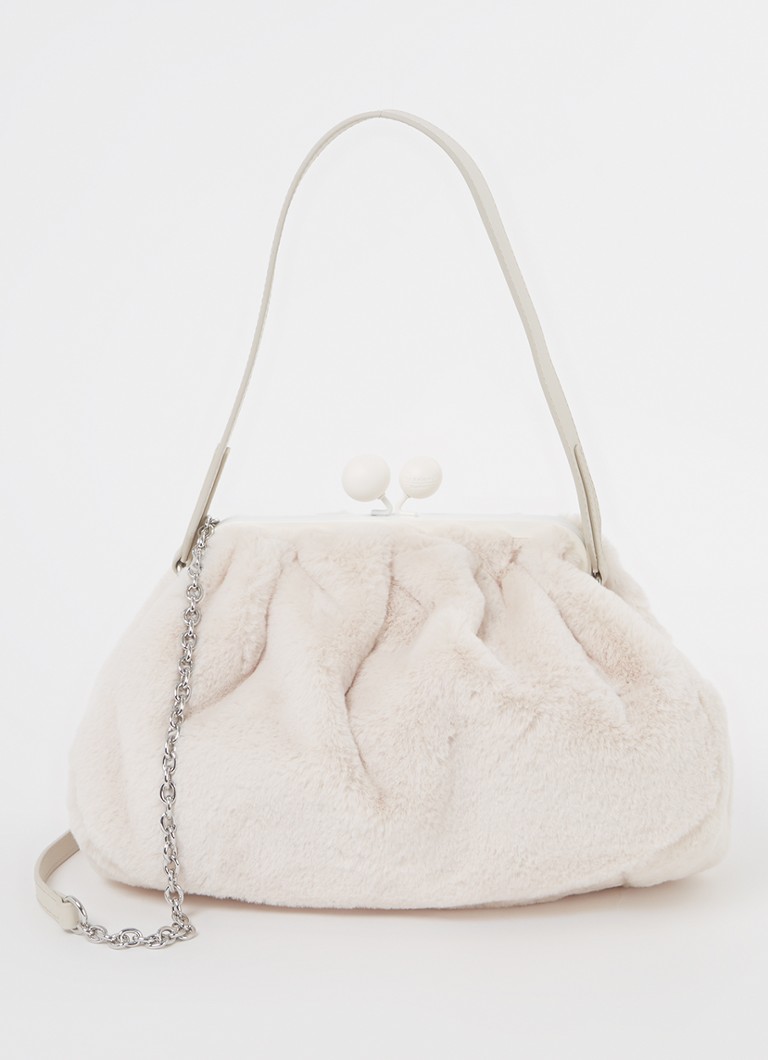 MaxMara - Gianna clutch met afneembare schouderriem - Ivoor