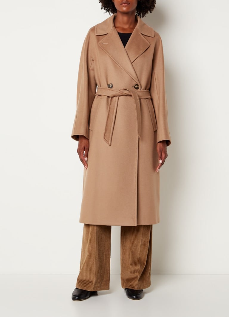 Verbonden Specifiek doe alstublieft niet MaxMara Resina double-breasted mantel van wol met strikceintuur • Camel • de Bijenkorf Verbonden Specifiek doe alstublieft niet MaxMara Resina double-breasted mantel van wol met strikceintuur • Camel • de Bijenkorf