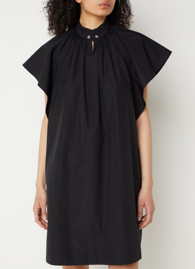MaxMara - Sospiro mini jurk met vlindermouwen - Zwart