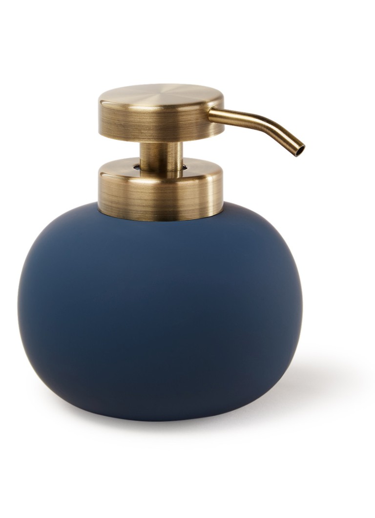 Mette Ditmer - Lotus zeepdispenser S van keramiek - Donkerblauw